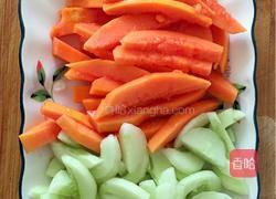 清炒木瓜的做法图解3