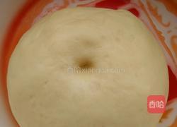 枣泥花环面包的做法图解4