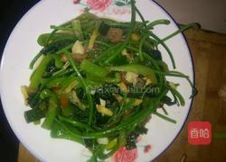 炒野菜的做法图解3