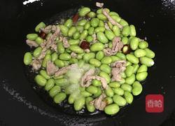 丝瓜 毛豆炒肉丝的做法图解5