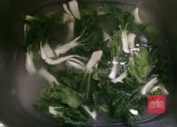 豆豉小白菜的做法图解2