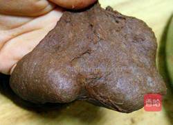 可可夹心坚果面包的做法图解3