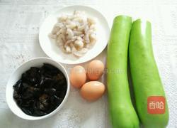 瓠子虾仁素水饺的做法图解1