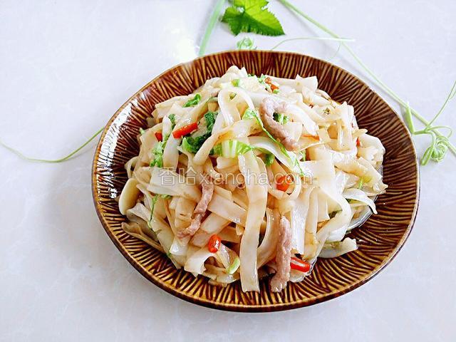 肉丝炒米粉