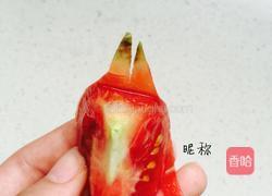 番茄蝴蝶花的做法图解5