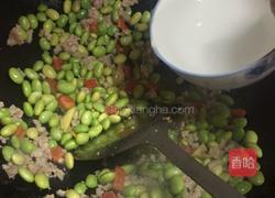 肉末毛豆的做法图解4