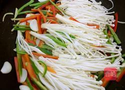 清炒金针菇的做法图解6