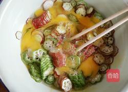 秋葵炒鸡蛋的做法图解4