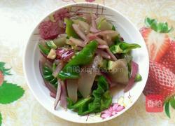 辣椒炒魔芋豆腐的做法图解5