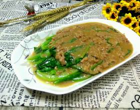 肉未麻酱油麦菜[图]