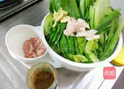肉未麻酱油麦菜的做法图解1