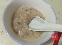 猪白肉虾滑酿豆角的做法图解2