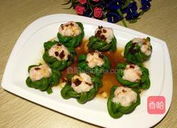 猪白肉虾滑酿豆角的做法图解11