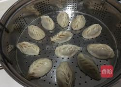 麦穗蒸饺(酸菜青椒鲜肉馅)的做法图解9