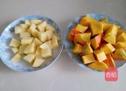 南瓜炖土豆的做法图解1