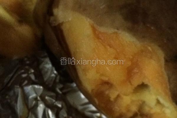 烤箱烤红薯