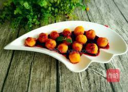 蜂蜜蓝莓红薯球的做法图解9