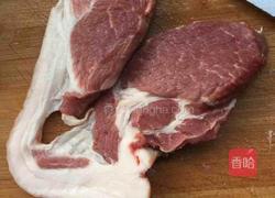 豆角炒肉的做法图解1
