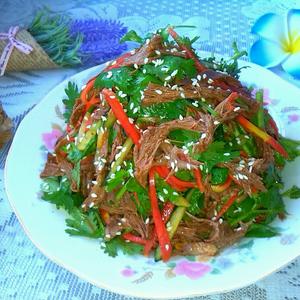 凉拌猪心肉