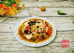 豆腐片炒茄子的做法图解10