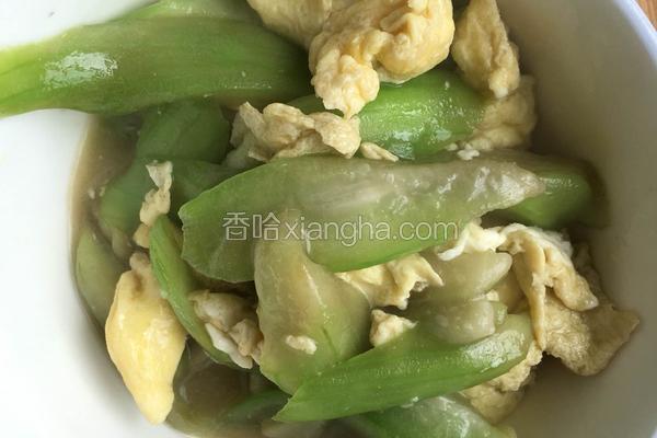 丝瓜炒鸡蛋