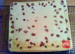 Cranberry Jam Cake Roll Recipe Illustration 17