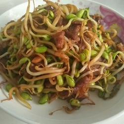 黄豆芽炒肉片的做法[图]