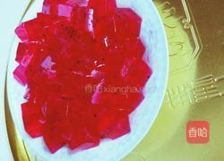 火龙果白凉粉果冻牛奶的做法图解18