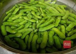 凉拌毛豆的做法图解2
