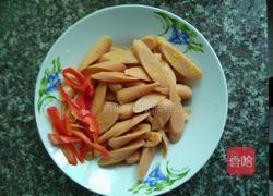 海鲜菇炒火腿的做法图解3