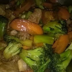 猪肉炒西兰花