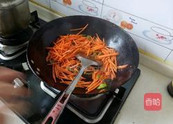 胡萝卜炒肉的做法图解7