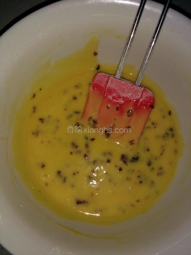 拌好的蛋糕面糊