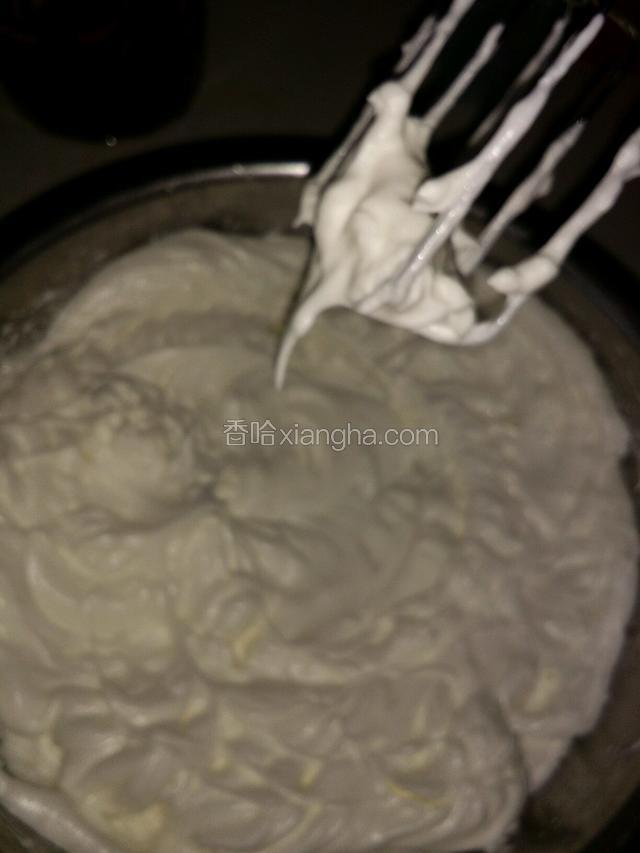 打发蛋白如下图即可
