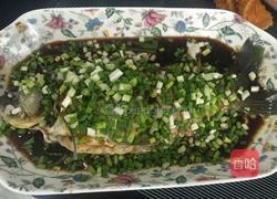 葱油清蒸鲫鱼的做法图解4