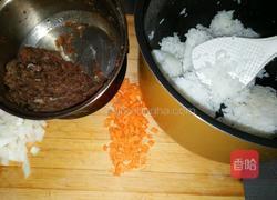 孜然牛肉炒大米饭的做法图解1