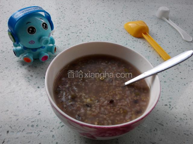 早饭就喝粥吧。