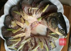清蒸草鱼之孔雀开屏的做法图解5
