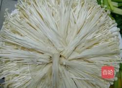 蒜蓉蚝油蒸金针菇的做法图解2