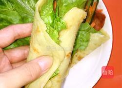 自创手抓鸡蛋卷的做法图解8