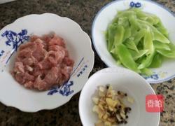 青笋肉片的做法图解2