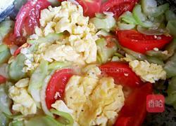 丝瓜蕃茄炒鸡蛋的做法图解7