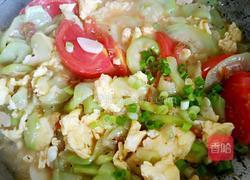 丝瓜蕃茄炒鸡蛋的做法图解8