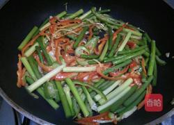 双椒蒜苔炒猪舌的做法图解6