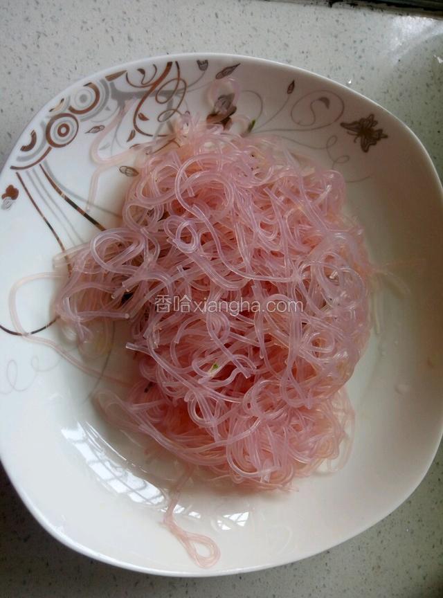 捞出过凉水备用