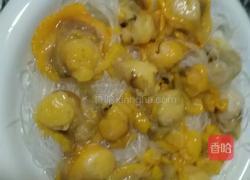 蒜蓉蚝油扇贝肉蒸粉丝的做法图解4