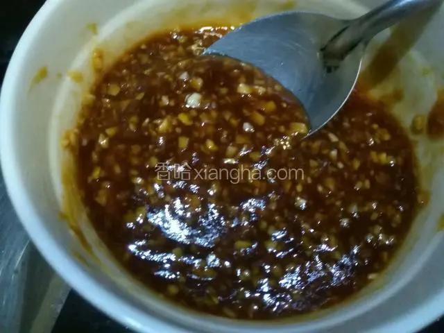 蒜蓉蚝油汁