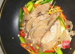 双椒蒜苔炒猪心的做法图解7