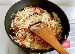 茭白炒肉丝的做法图解16