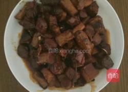 红烧肉炖铁杆山药的做法图解5